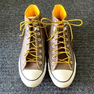 Converse synthetic upper high tops